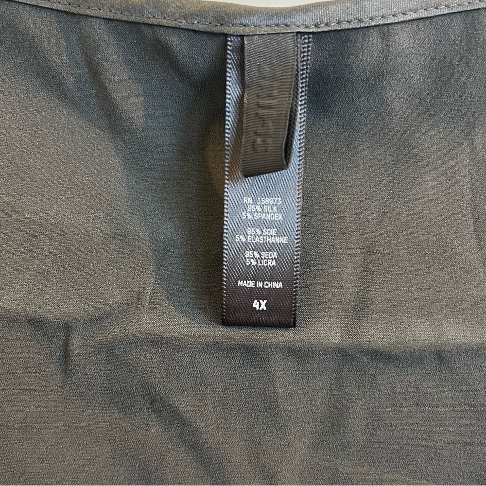 SKIMS Gunmetal grey Silk Camisole Size 4X - Picture 3 of 4
